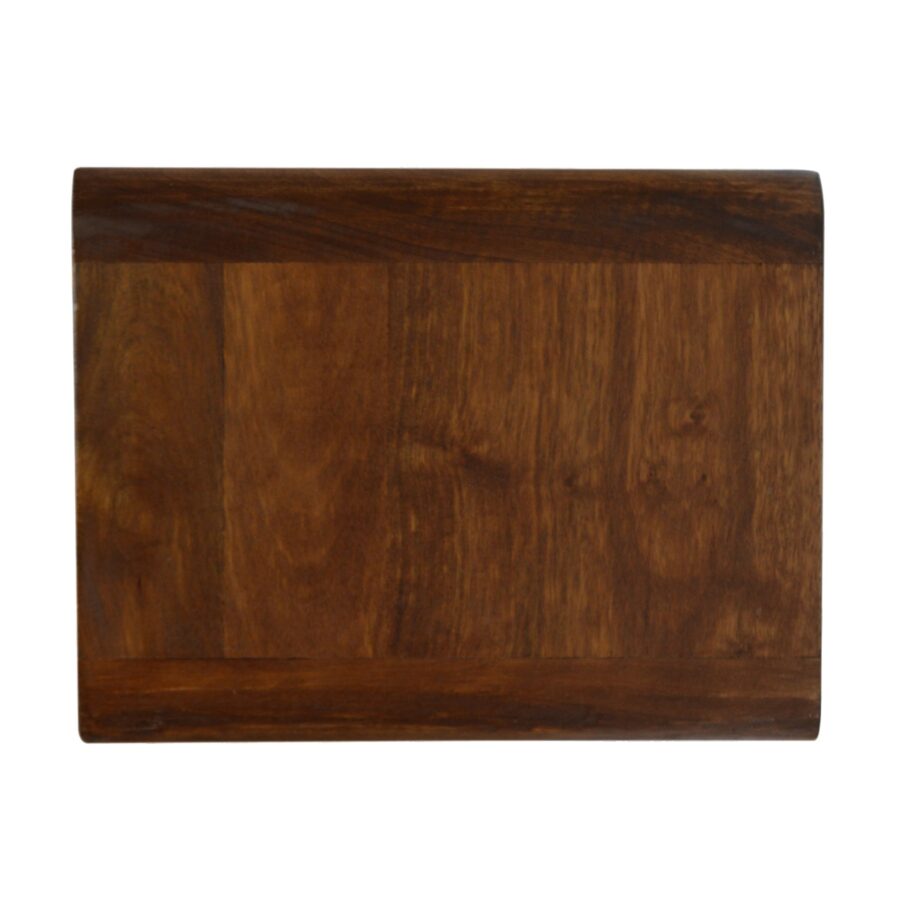 Floating bedside table set with drawer.