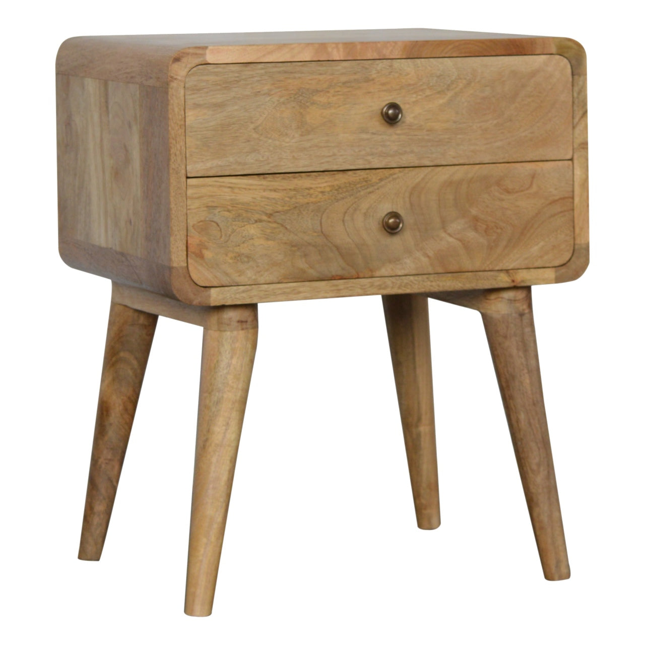 Wooden Bedside Cabinet with drawers.