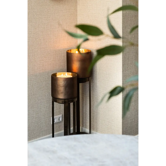 Hurricane Mione Large Lantern – Bronze Finish