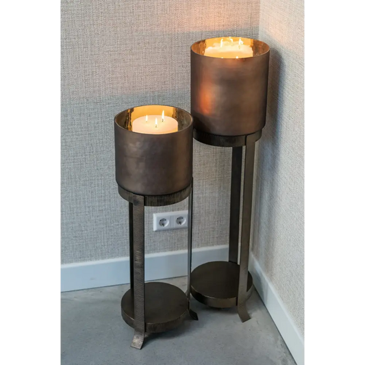 Hurricane Mione Small Lantern – Bronze Finish