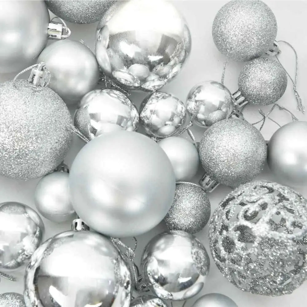 1 Artificial Pre-lit Christmas Tree With Ball Set Green 500 Cm - Seasonal & Holiday Decorations