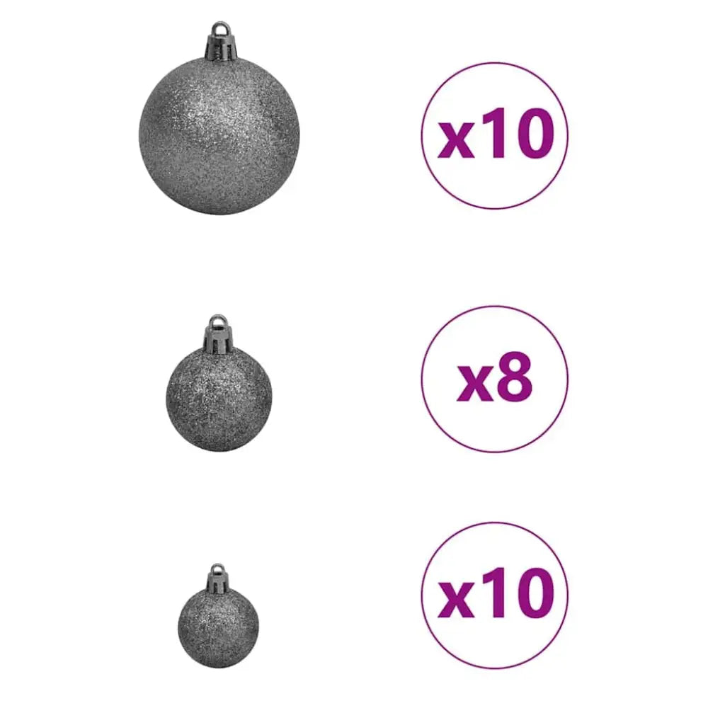 240cm Cone-Shaped Christmas Tree – Modern Luxury with Lifelike Detail - Seasonal & Holiday Decorations