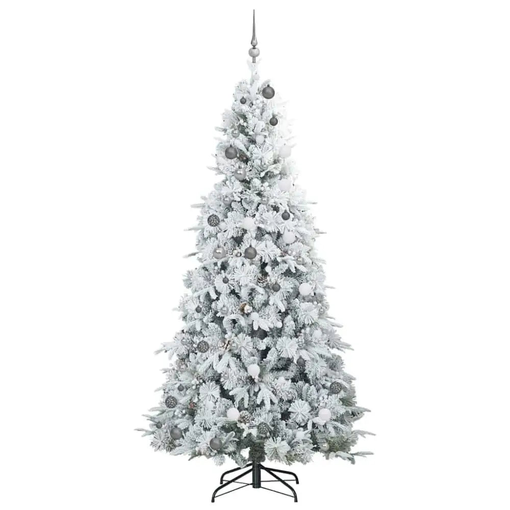 240cm Cone-Shaped Christmas Tree – Modern Luxury with Lifelike Detail - Seasonal & Holiday Decorations