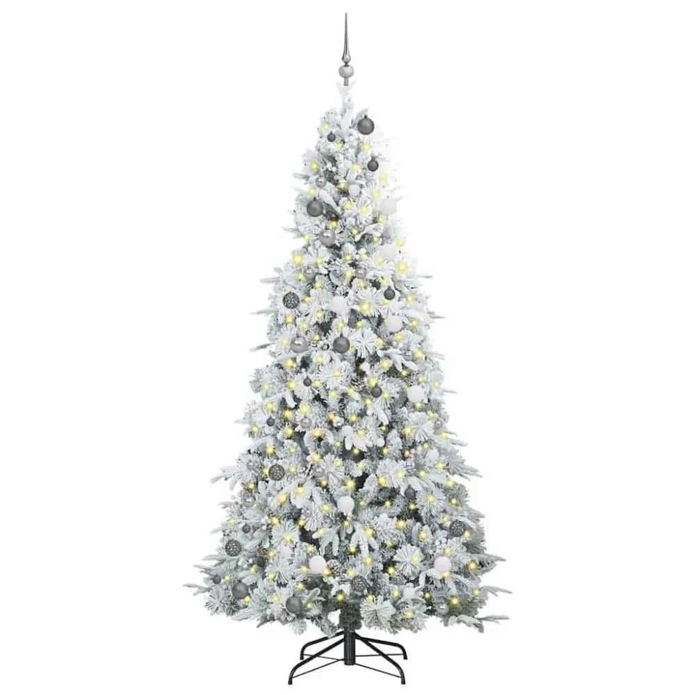 240cm Cone-Shaped Christmas Tree – Modern Luxury with Lifelike Detail - Seasonal & Holiday Decorations