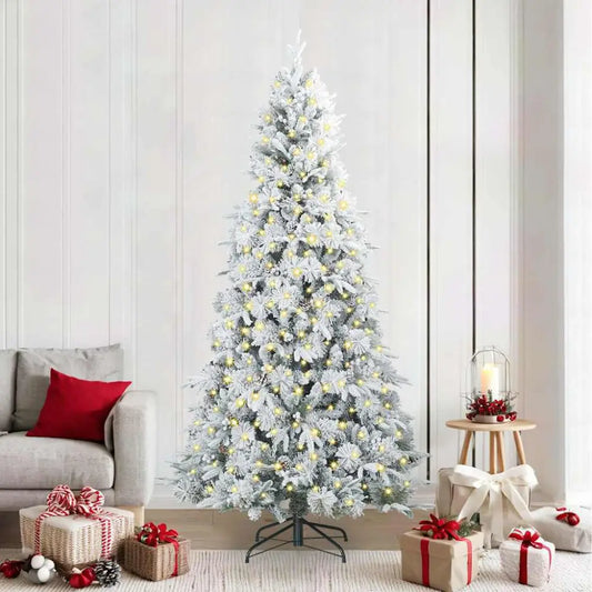 240cm Cone-Shaped LED Christmas Tree – Refined Luxury Christmas Centrepiece - Seasonal & Holiday Decorations