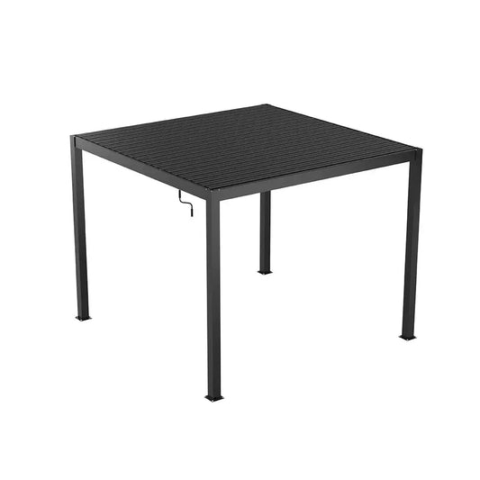 3m x 3m aluminium pergola with roof