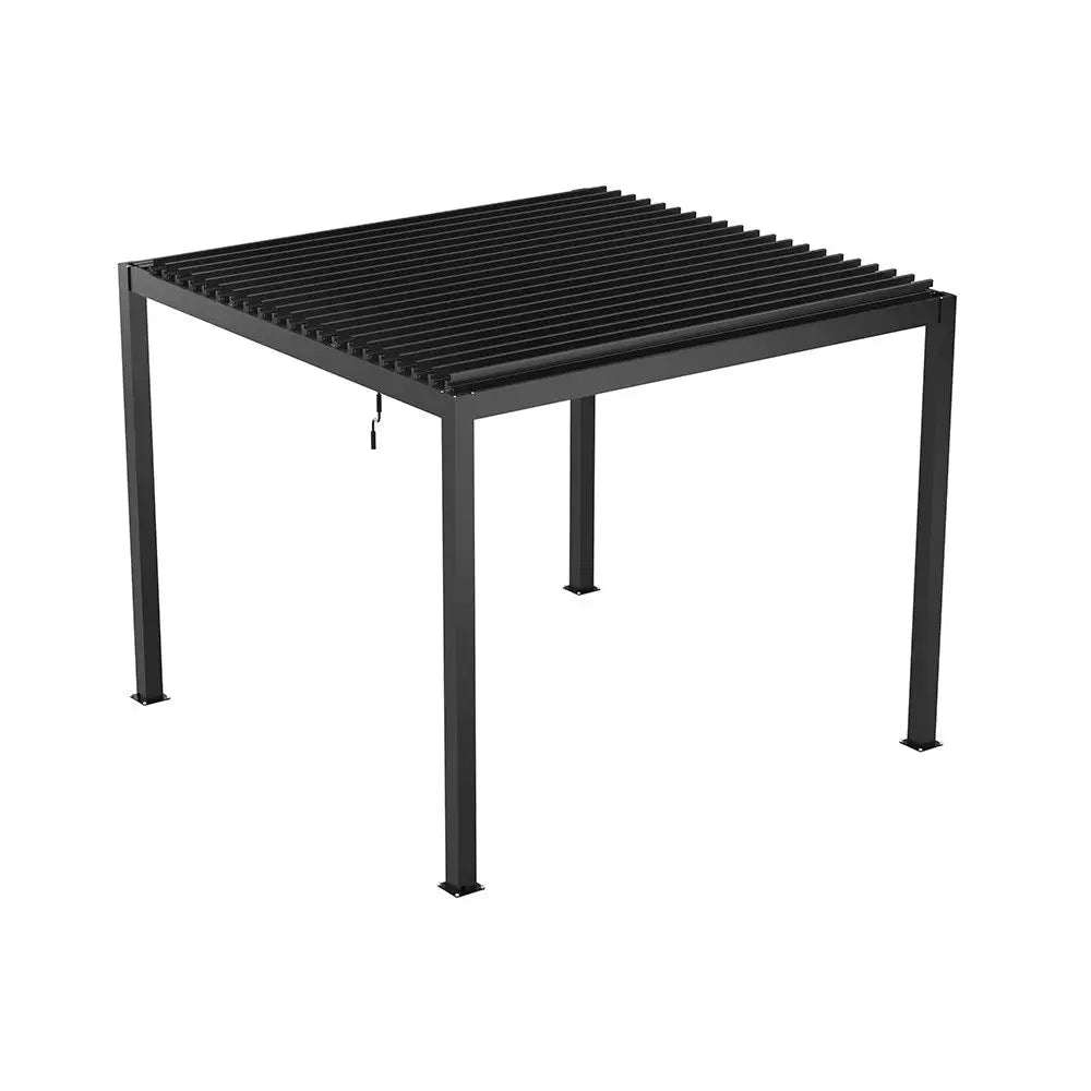 3m x 3m aluminium pergola with roof