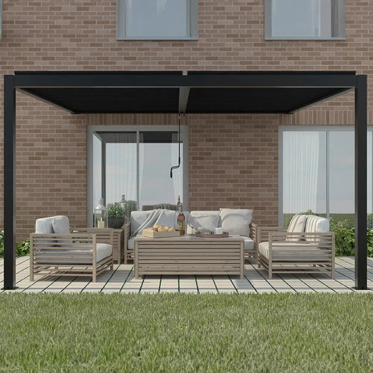 Wall mounted veranda with roof. Wall mounted veranda with roof. 