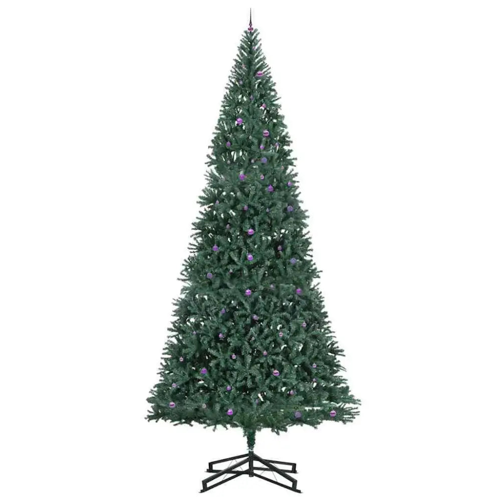 5-Metre Pre-Lit Green Christmas Tree. Embodies the essence of festive refinement — a statement of enduring elegance