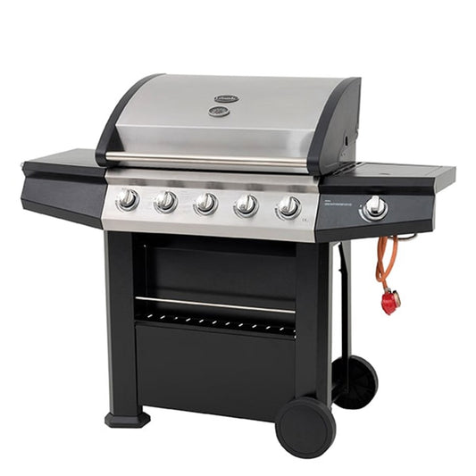 Dominica 6 Burner Gas BBQ with Side Burner & Warming Rack