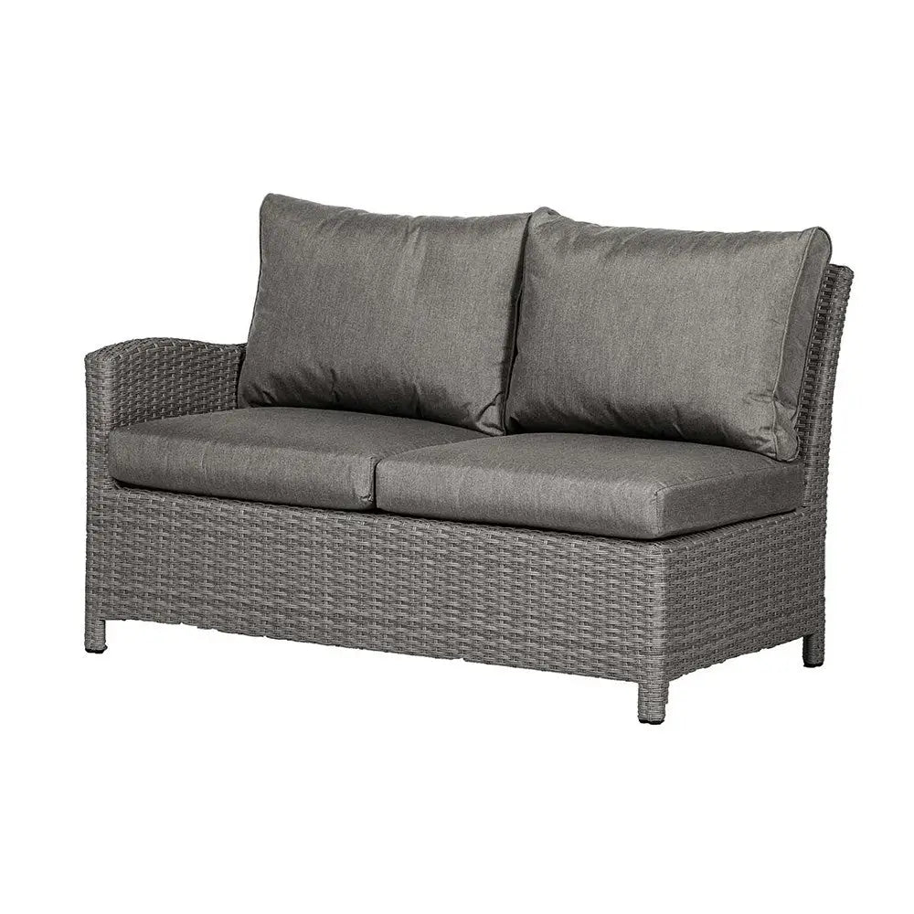 7-Seater Garden Corner Dining Set with Fire Pit Table – Modular Rattan Design - Garden Furniture Sets