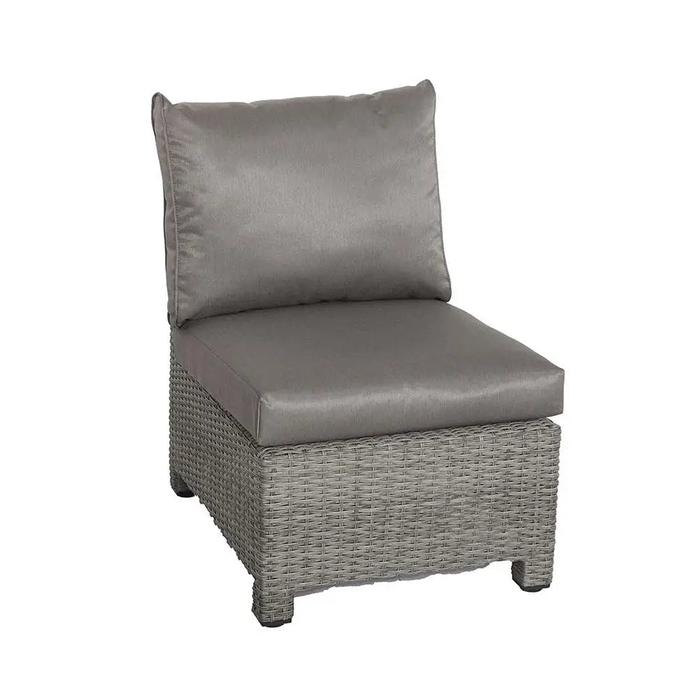 7-Seater Garden Corner Dining Set with Fire Pit Table – Modular Rattan Design - Garden Furniture Sets