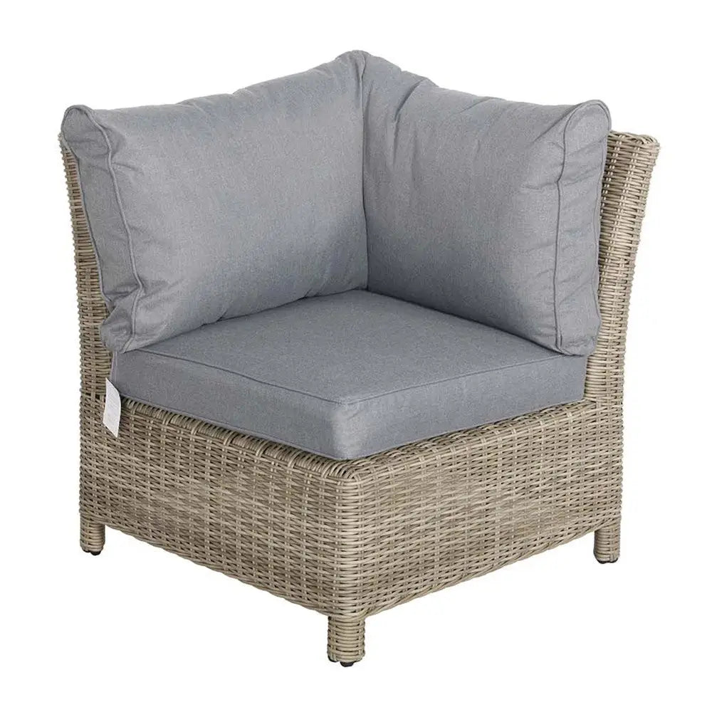 8-Seater Luxury Rattan 8-Seater Luxury Rattan Firepit Corner Dining Set with Spraystone Table – Woodfalls EliteCorner