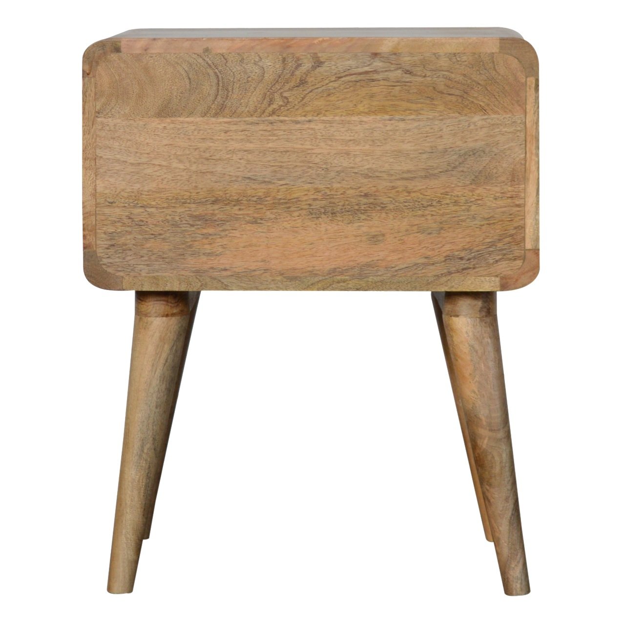 Small Wooden bed side table with 2 drawers