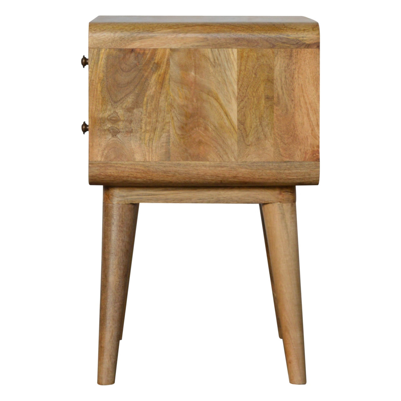 Wooden Bedside Cabinet with drawers. Wooden side table with two drawers 