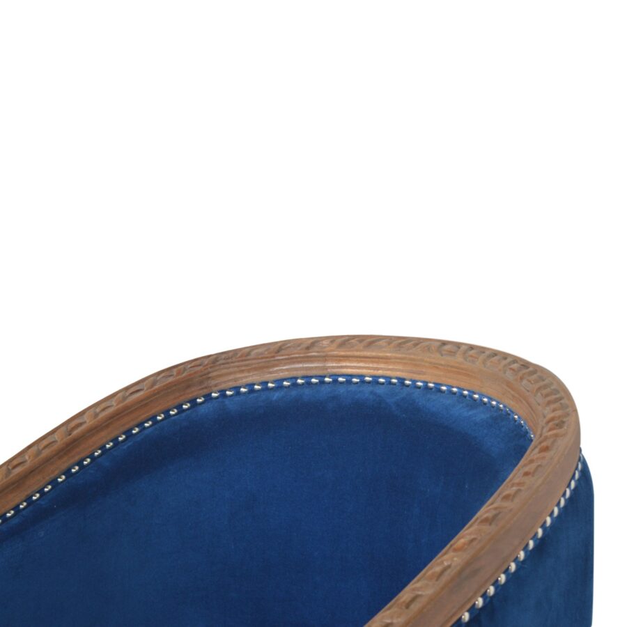 Luxury Velvet Occasional Chair. With velvet seat, arms and backrest. Available in 7 sumptuous colours.
