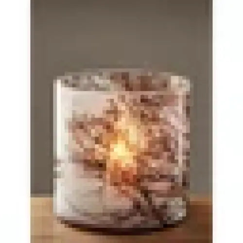 Branch Large Glass Hurricane Candle Holder – Handcrafted Brown Glass | Woodfalls Elite