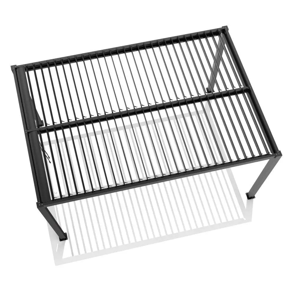 Deluxe Charcoal Pergola with roof