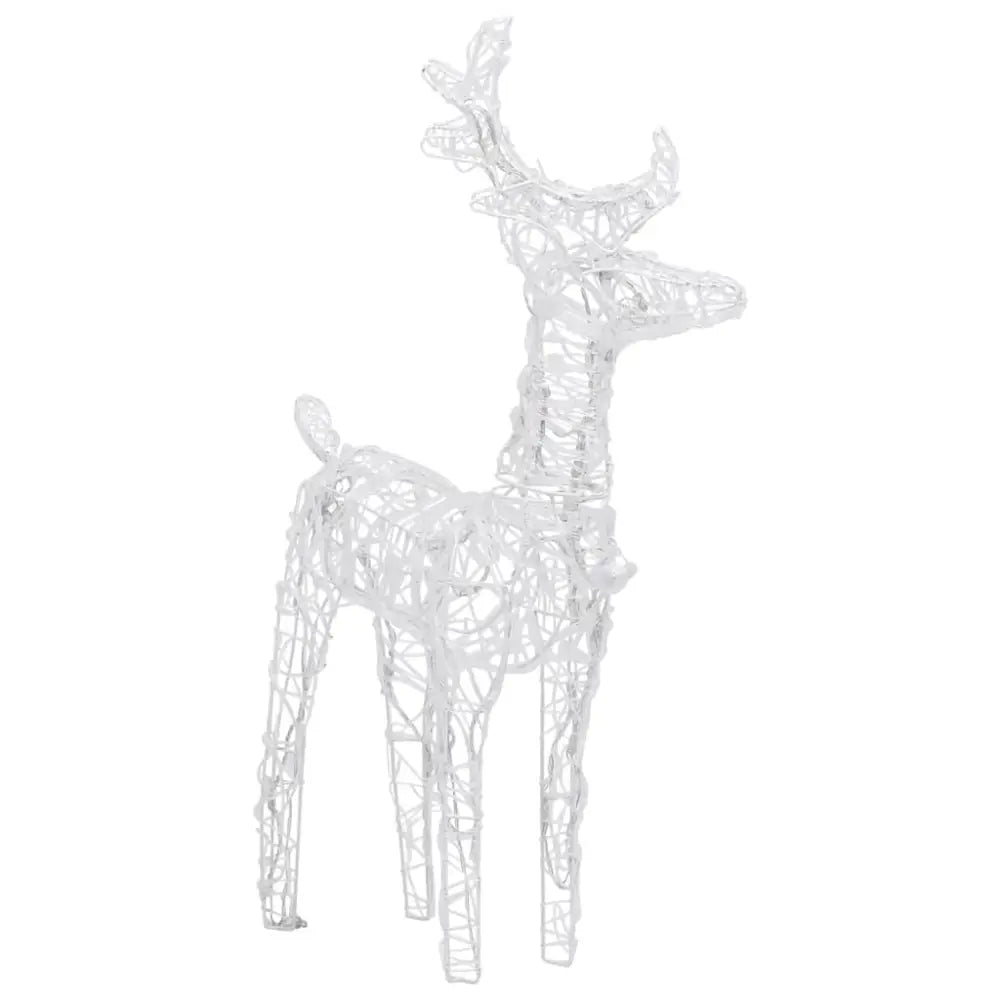 Distinguished illuminated reindeer and sleigh set - Luxury Christmas Collection