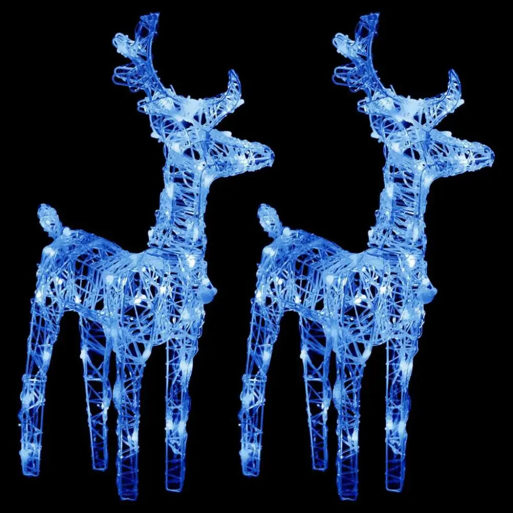 Distinguished illuminated reindeer and sleigh set - Luxury Christmas Collection