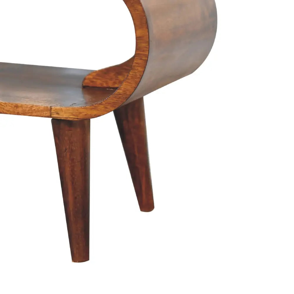 Eco-friendly home decor. Luxury Modern Coffee Table. Solid Wood Open design with storage. Ethical wood sourcing.