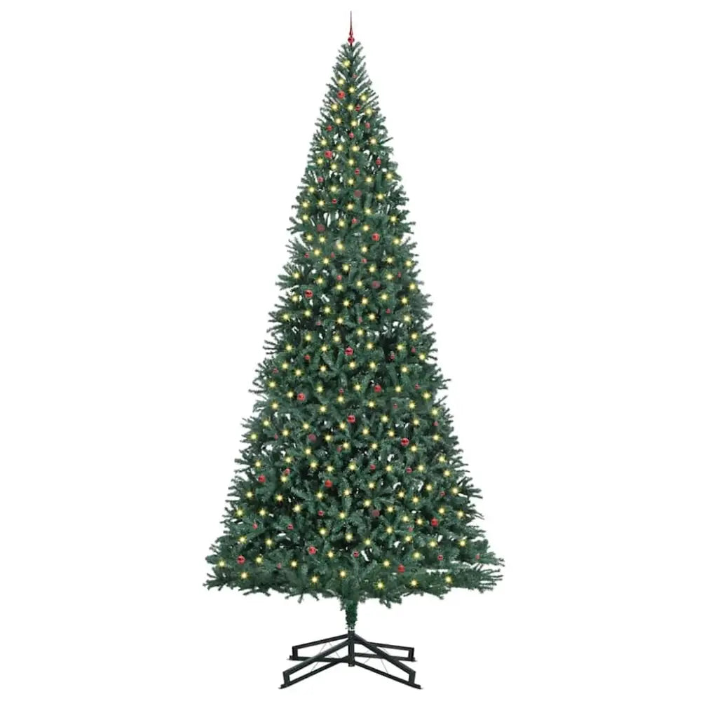 Elegant Artificial Pre-lit Christmas Tree for the discerning home. With Ball Set Green 500 Cm - Seasonal & Holiday