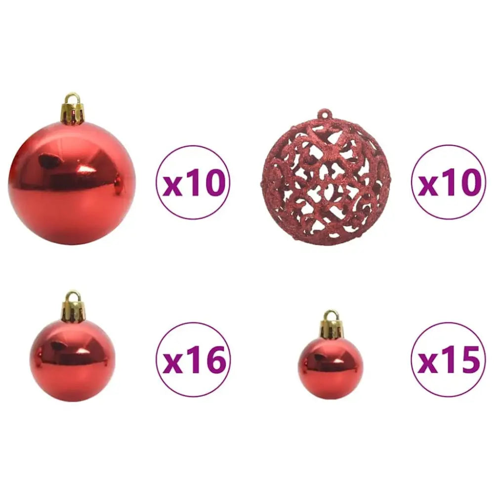 Elegant Artificial Pre-lit Christmas Tree for the discerning home. With Ball Set Green 500 Cm - Seasonal & Holiday