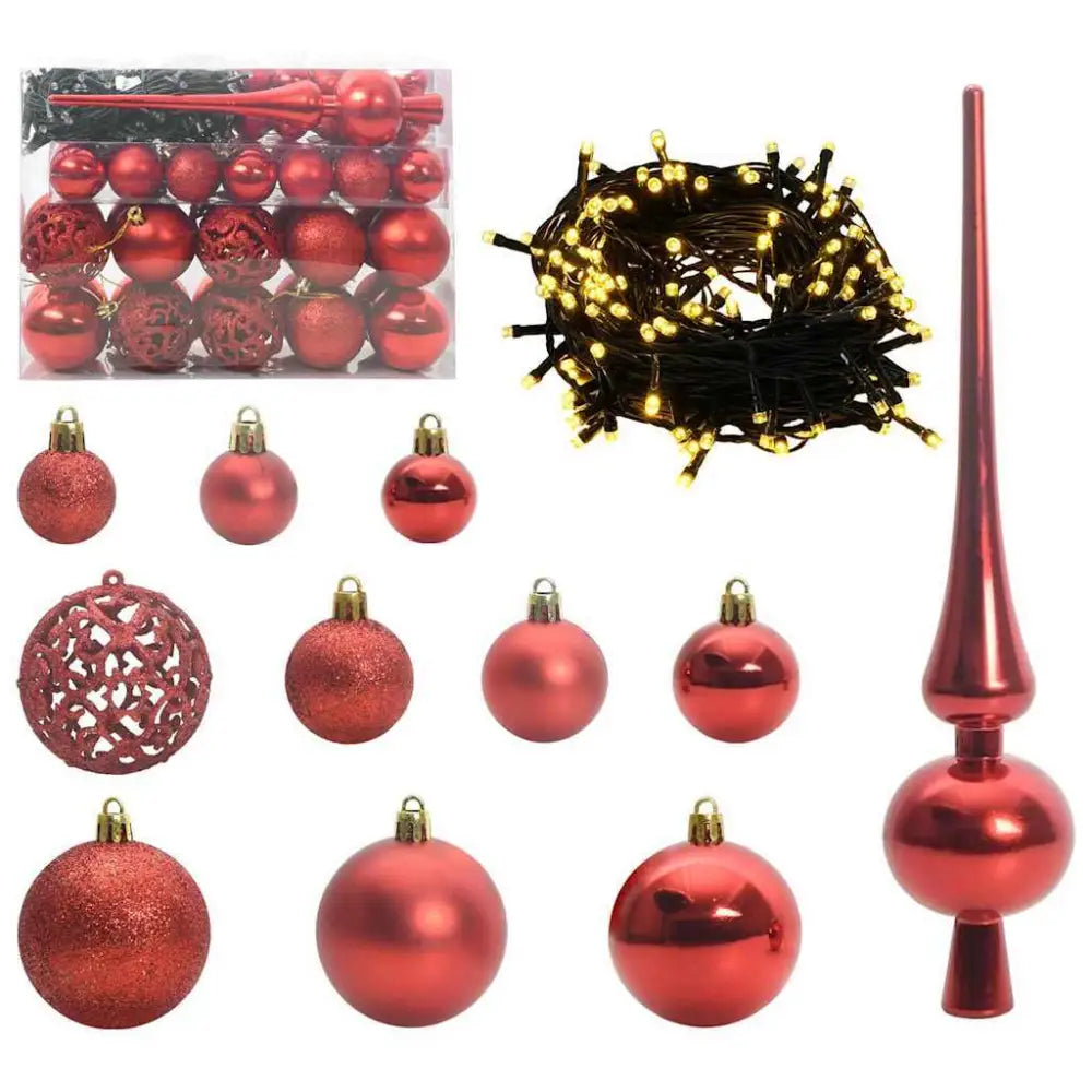 Elegant Artificial Pre-lit Christmas Tree for the discerning home. With Ball Set Green 500 Cm - Seasonal & Holiday
