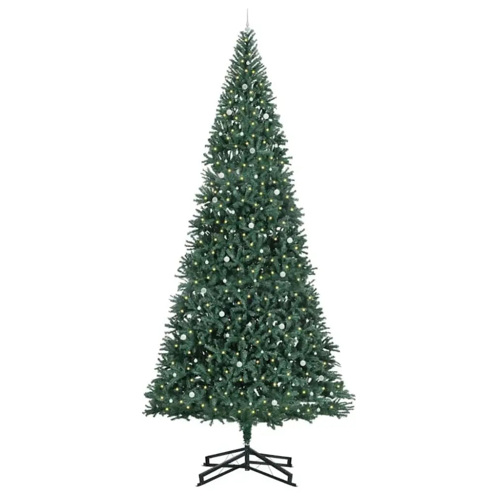 Embrace the artistry of festive refinement with the 500 cm Pre-Lit Green Christmas Tree - Seasonal & Holiday Decorations