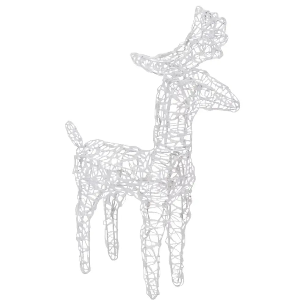 Exquisite illuminated Reindeer and Sleigh Arrangement - Luxury Christmas Collection