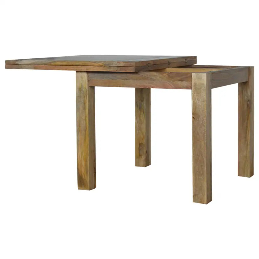 Extending Square Dining Table – Mango Wood - Dining Table