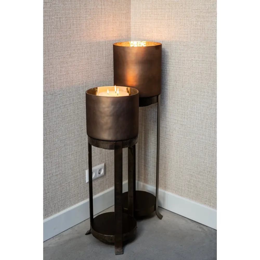 Hurricane Mione Large Lantern – Bronze Finish