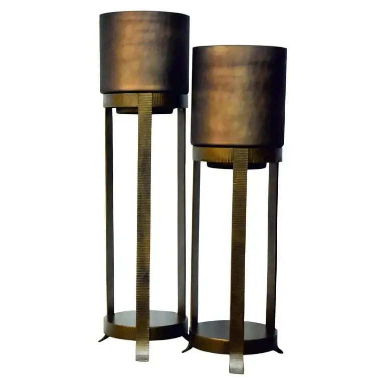 Hurricane Mione Small Lantern – Bronze Finish