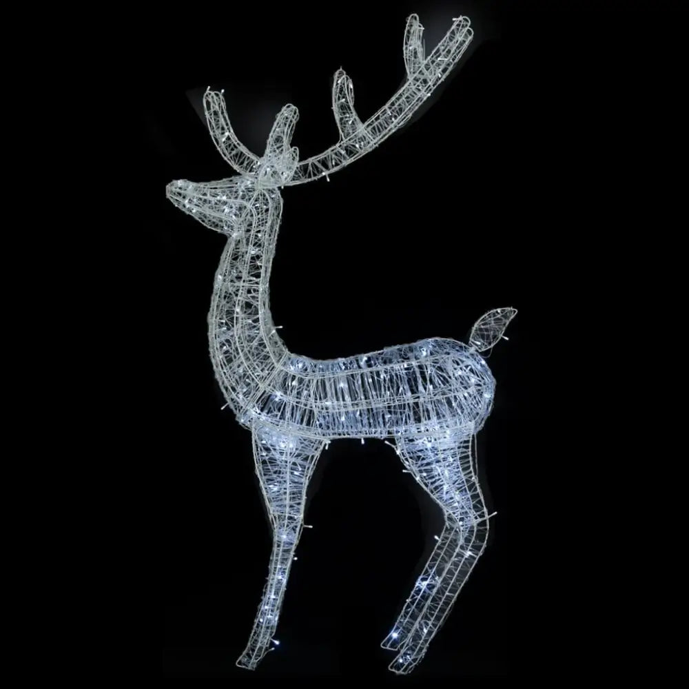 Illuminated Acrylic Reindeer - Luxury Christmas Collection