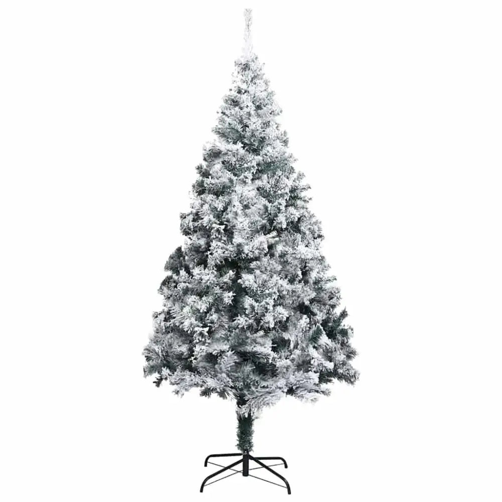 Luxury 400cm Flocked Pre-Lit Christmas Tree – Grand USB-Powered Centrepiece - Seasonal & Holiday Decorations