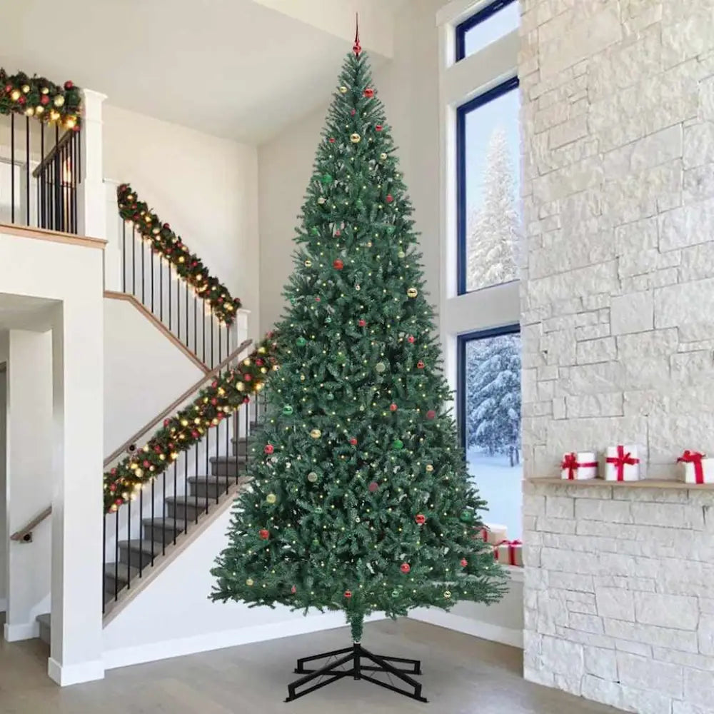 Luxury 500cm Artificial Pre-lit Christmas Tree - Seasonal & Holiday Decorations