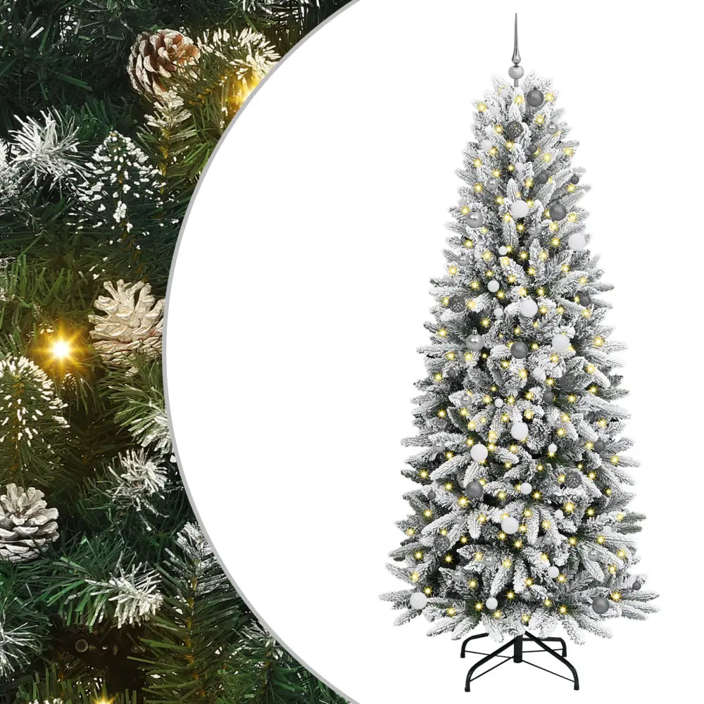 Luxury Artificial Christmas Tree With an amazing 300 LEDs in White 93 X 93 X 240 Cm - Luxury Christmas Collection