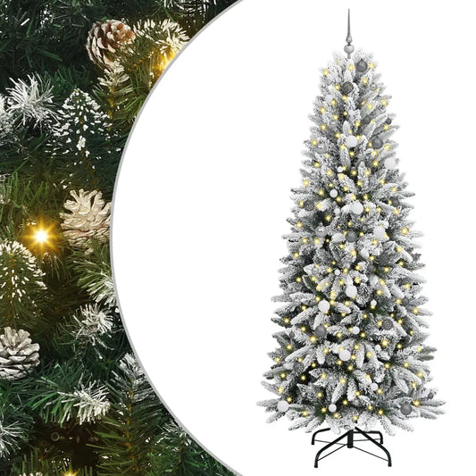 Luxury Artificial Christmas Tree With an amazing 300 LEDs in White 93 X 93 X 240 Cm - Luxury Christmas Collection