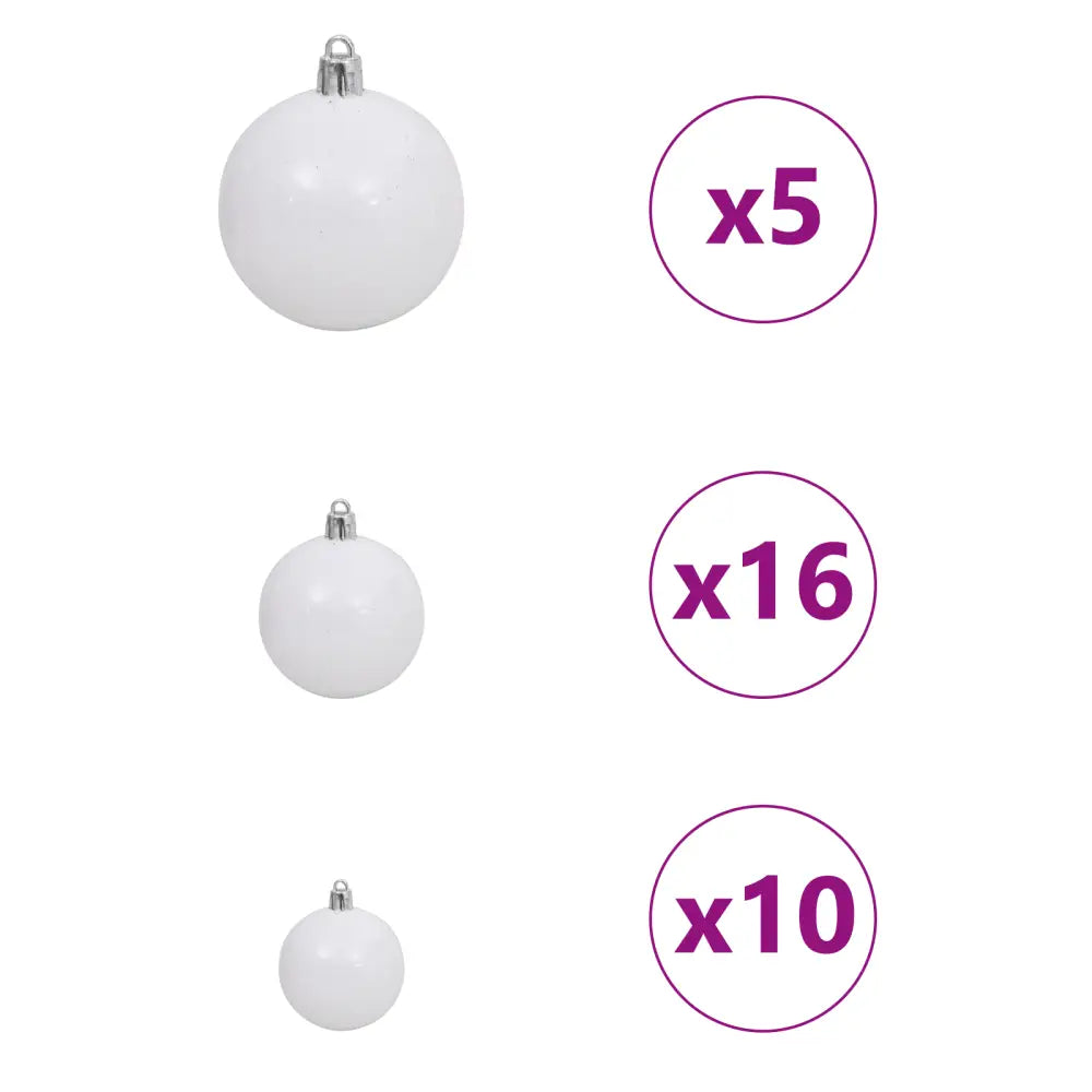 Luxury Artificial Christmas Tree With an amazing 300 LEDs in White 93 X 93 X 240 Cm - Luxury Christmas Collection