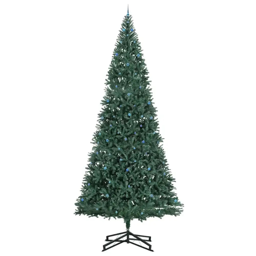 Luxury Artificial Pre-lit Christmas Tree With Ball Set Green 500 Cm - Seasonal & Holiday Decorations