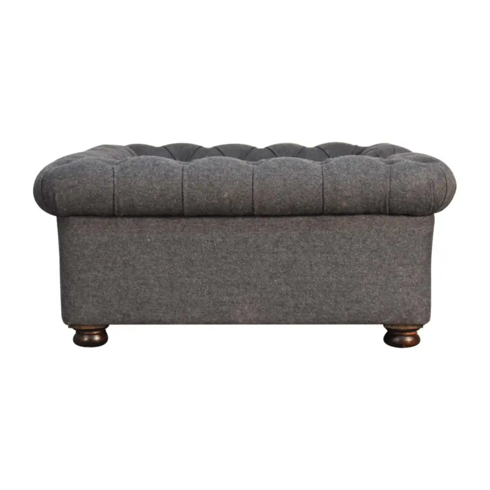 Luxury Large dog sofa bed in Grey with wooden legs 