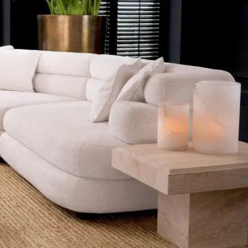 Mercer Hurricane Large Lantern – Translucent Alabaster