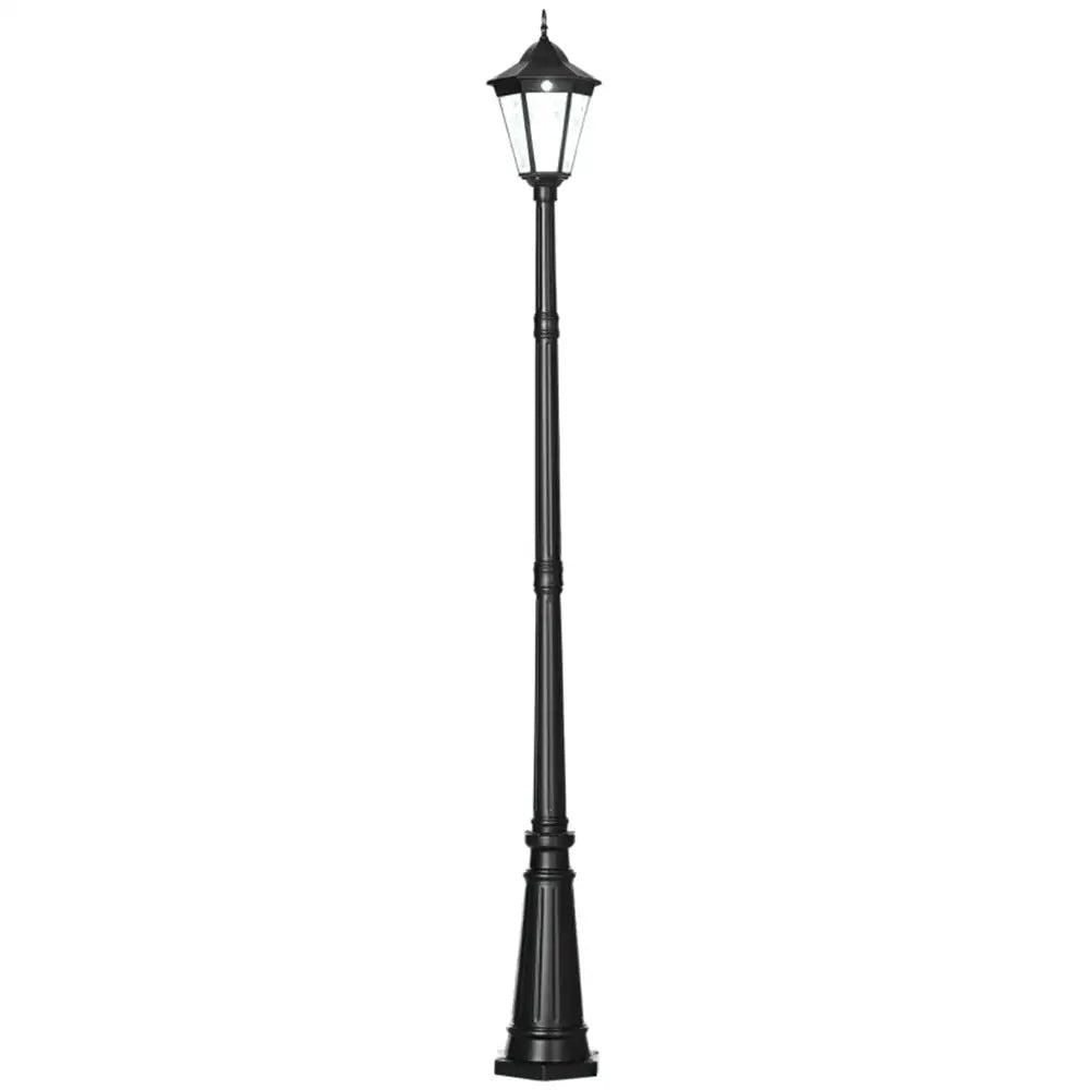 Outdoor traditional lamp post lights led. Black outdoor lamp post 