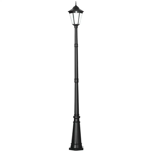 Outdoor traditional lamp post lights led. Black outdoor lamp post 