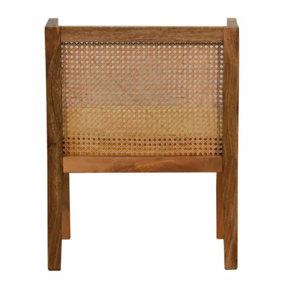 Rattan chair with  backrest available in various sumptuous colours 