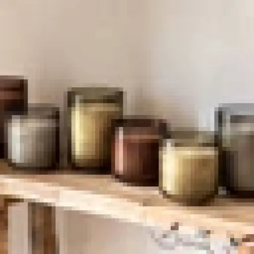 Recycled Green Glass Candle with Sandalwood & Cedarwood – Long-Burn Artisan Candle | Woodfalls Elite