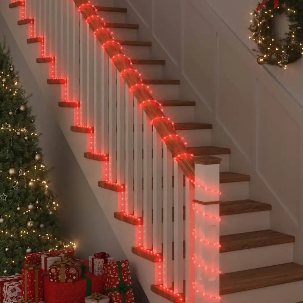 Rope Light with 2400 LEDs Red 100 m PVC - Luxury Christmas Collection