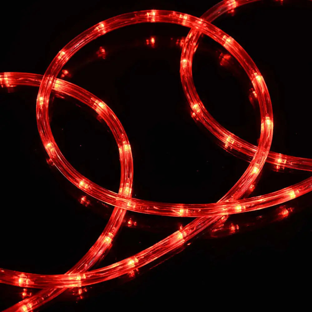 Rope Light with 2400 LEDs Red 100 m PVC - Luxury Christmas Collection