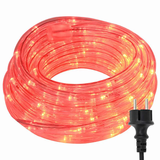Rope Light with 2400 LEDs Red 100 m PVC - Luxury Christmas Collection