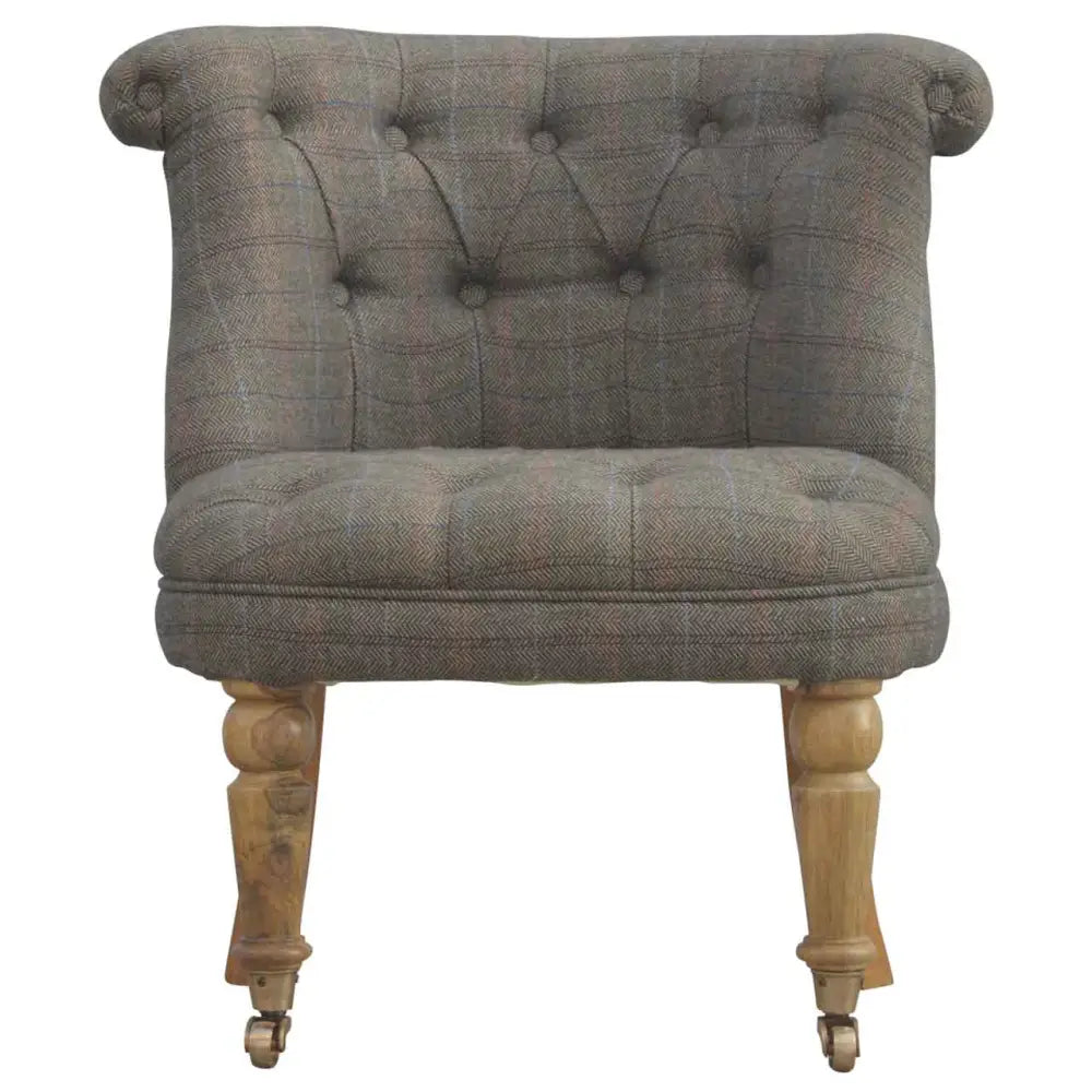 Tweed occasional chair 